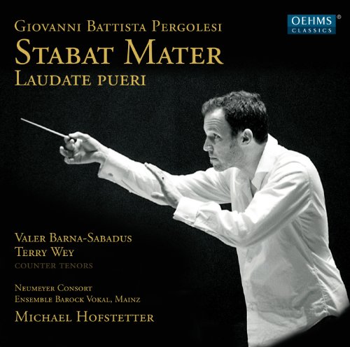 "CD cover featuring a conductor holding a baton, with text on a black background."