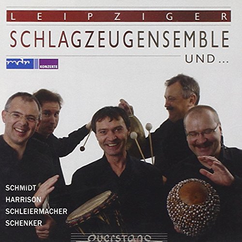 CD cover featuring five smiling musicians with percussion instruments.