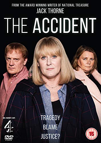 DVD cover for "The Accident" featuring three concerned-looking people.