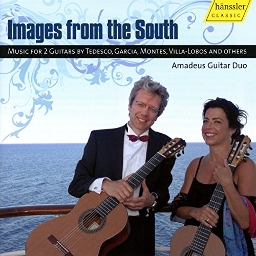 CD cover featuring two guitarists and a blue ocean background.