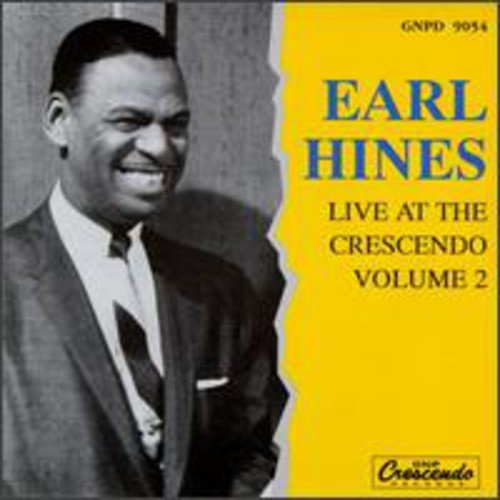 "CD cover with black and white photo of Earl Hines on a yellow background."