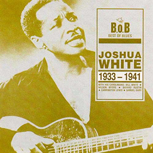 CD cover featuring portrait of blues musician Joshua White with guitar.