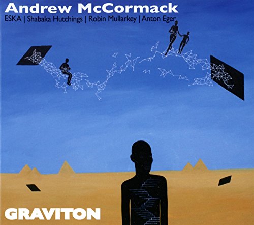 CD cover for Andrew McCormack’s “Graviton” featuring abstract figures and shapes.