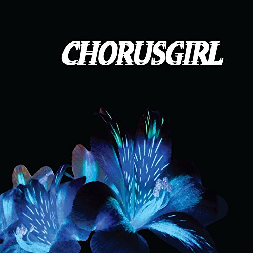 CD cover: "Chorusgirl" title above blue flowers on black background.
