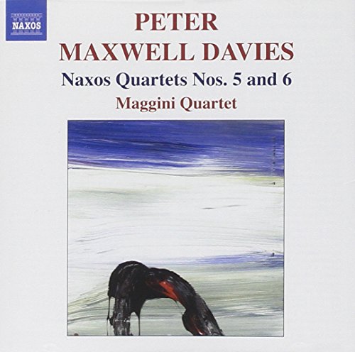 CD cover with abstract painting of black arch on white and blue background.