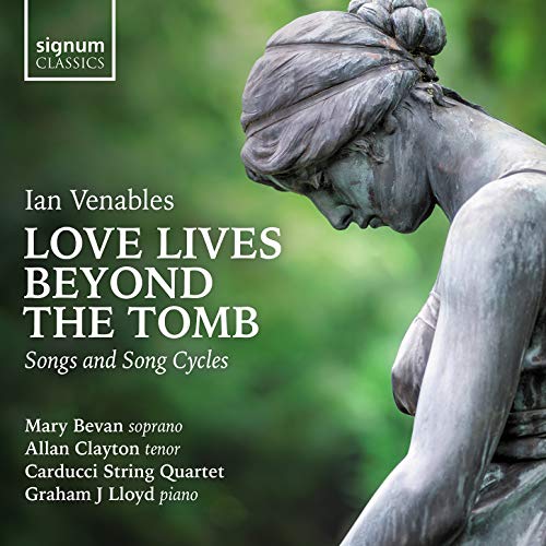 A CD cover featuring a statue of a woman against a green background.