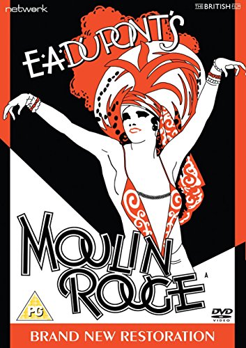 DVD cover art featuring a stylized illustration of a showgirl in red and black.