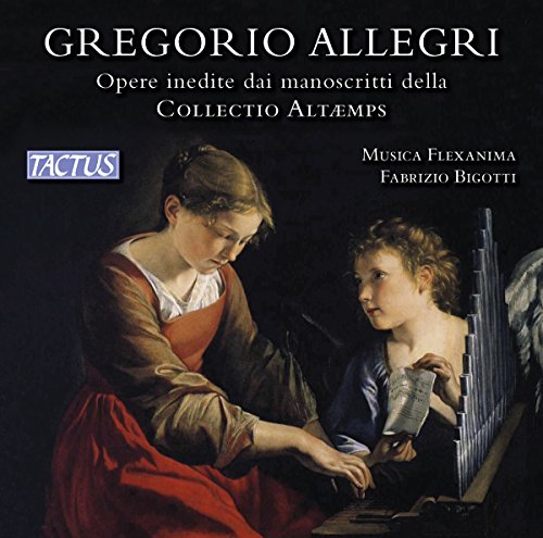CD cover featuring a Renaissance painting of a woman and child with an organ.