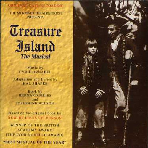 CD cover for “Treasure Island The Musical” featuring two children in costume.