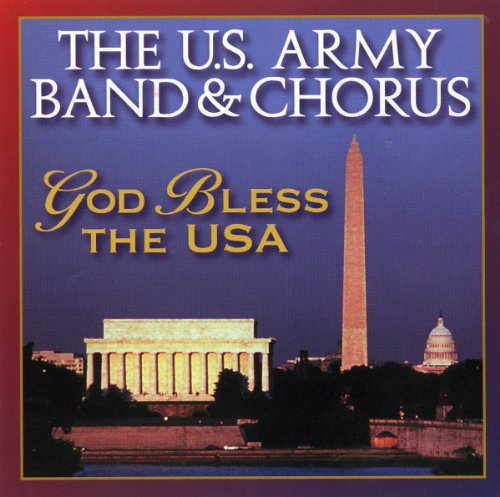 CD cover for "The U.S. Army Band & Chorus" with Washington D.C. imagery.