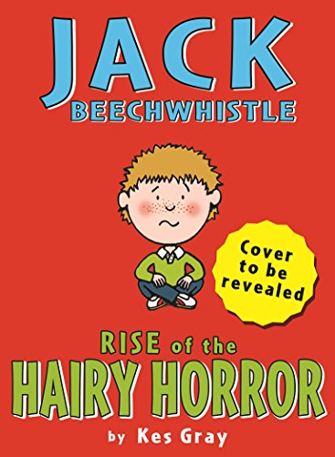 "Book cover featuring a cartoon boy being attacked by a furry monster with sharp claws."