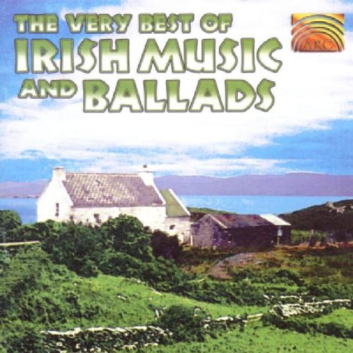 CD cover: Irish music compilation with a rural Irish landscape.