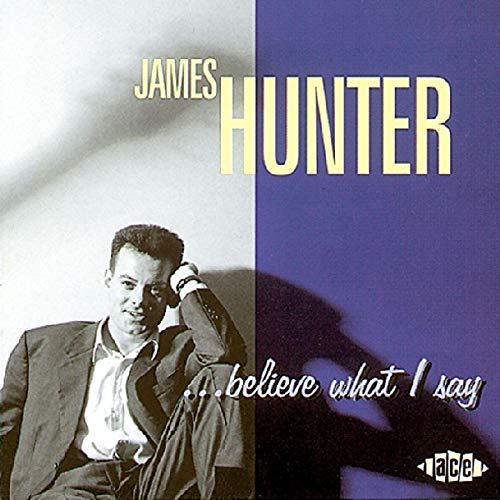 CD cover featuring James Hunter in a suit, with album title.