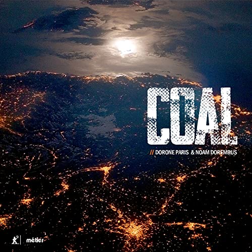 CD cover for “COAL” featuring a nighttime aerial view with bright lights.