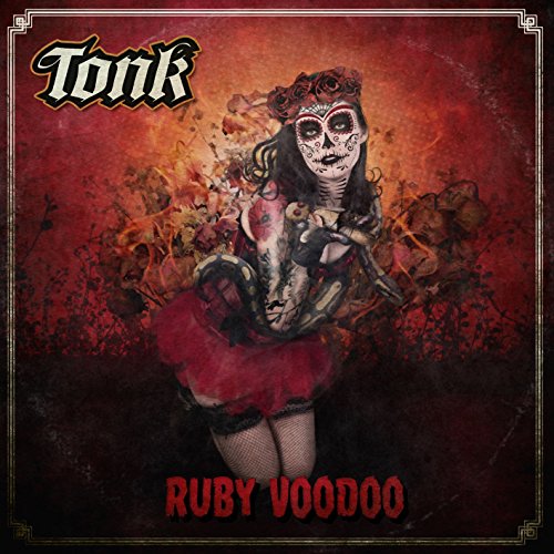 CD cover: skeletal woman in floral dress with a chihuahua.
