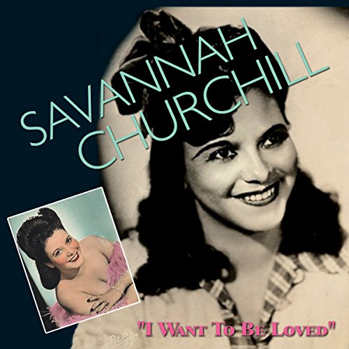 CD album cover featuring a black-and-white portrait of Savannah Churchill with a small inset.