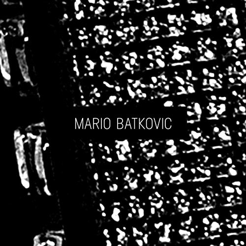 Black and white abstract album cover for Mario Batkovic CD.