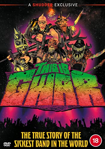 DVD cover featuring cartoon characters with the title "This Is Gwar" in green and red.