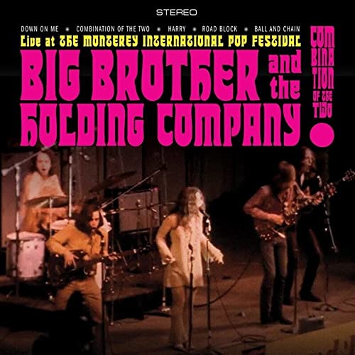 Big Brother & The Holding Company album cover, live performance photo.