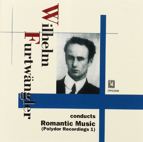 Black and white portrait of Wilhelm Furtwängler on a CD cover.