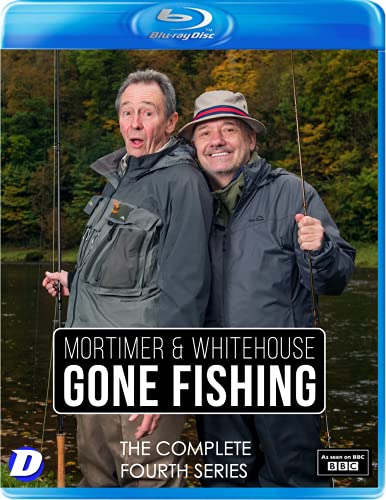 Mortimer & Whitehouse Gone Fishing Series 4 Blu-ray cover with two men fishing.