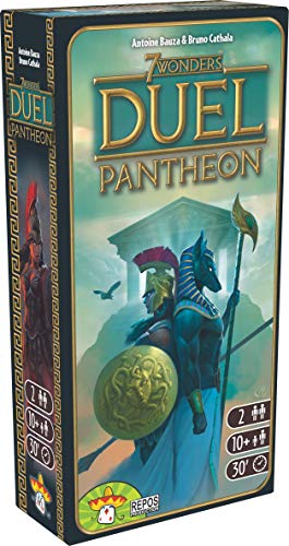 Repos Production | 7 Wonders Duel Pantheon Expansion | Board Game | Ages 10+ | 2 Players | 30 Minutes Playing Time