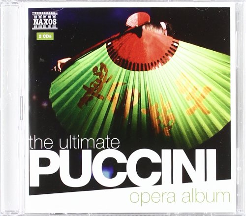 "CD cover featuring a woman holding a large green and red fan."