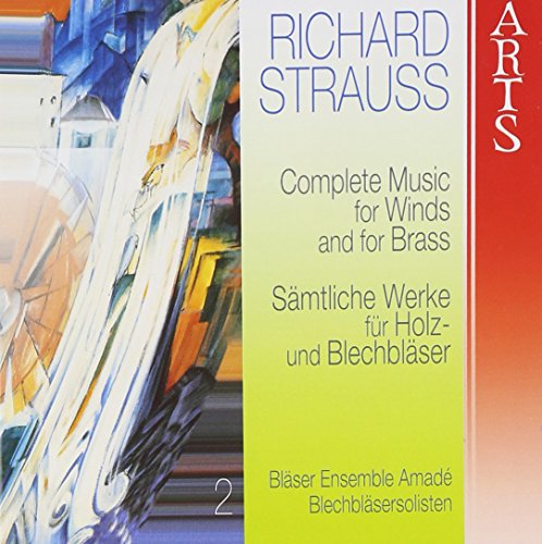 CD cover for Richard Strauss’s Complete Music for Winds and Brass, Vol. 2.