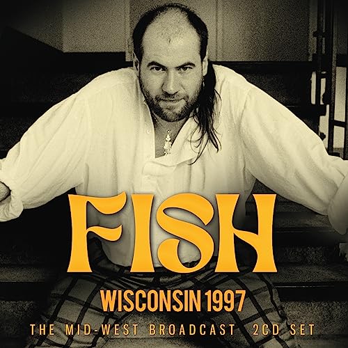 CD cover for Fish’s “Wisconsin 1997” featuring a portrait of the artist.