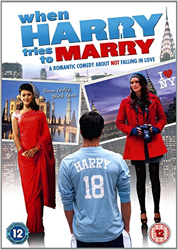 DVD cover for “When Harry Tries to Marry” featuring two people and landmarks.