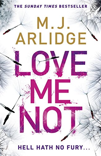 Book cover with dandelion seeds and text "LOVE ME NOT" in purple font.