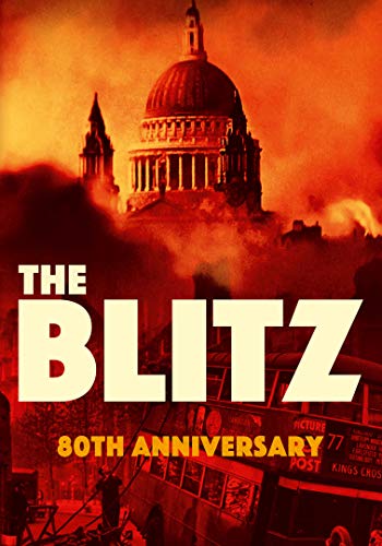 DVD cover for "The Blitz" showing St. Paul's Cathedral amid smoke.