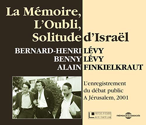 CD cover featuring three men and text in French about Israel.