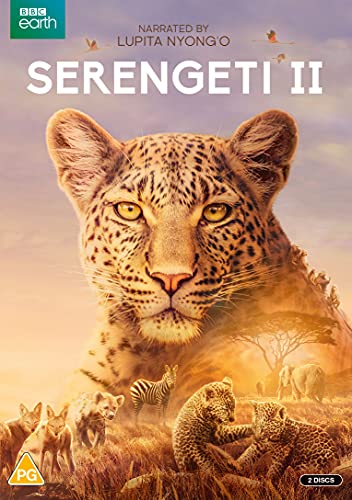 DVD cover featuring a close-up of a leopard and African wildlife.
