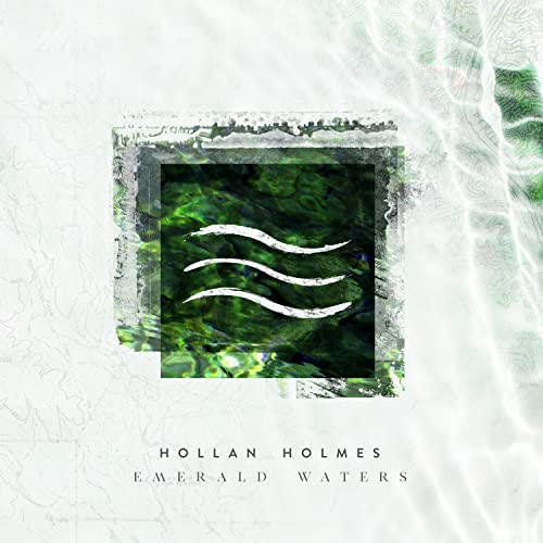 Album cover featuring three white wave lines over a dark green water background.