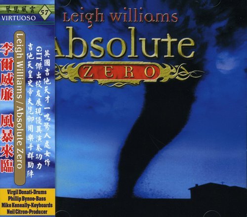CD cover for “Absolute Zero” by Leigh Williams, featuring a cat.