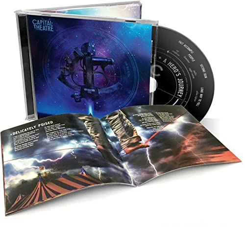 “Capital Theatre - A Hero’s Journey” CD case open with artwork and disc.