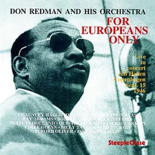 CD cover featuring Don Redman in sunglasses, with concert details.