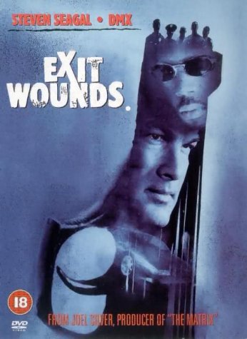 DVD cover for "Exit Wounds" featuring Steven Seagal and DMX.