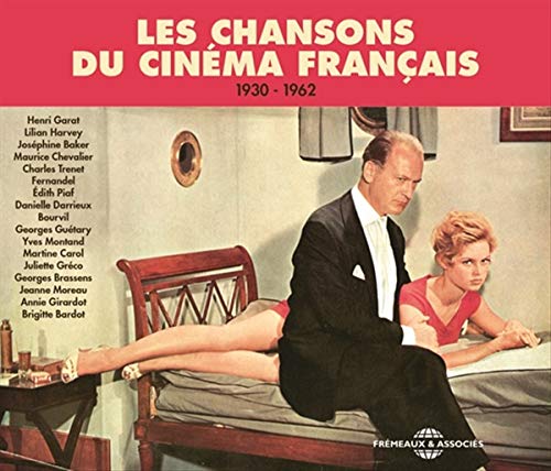 CD cover: French film songs 1930-1962, featuring Brigitte Bardot and Jean Paul Belmondo.