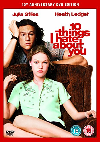 DVD cover featuring a man and woman, with red border and title text.