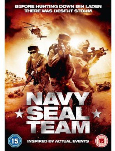 Navy Seal Team DVD cover featuring soldiers in a desert landscape.