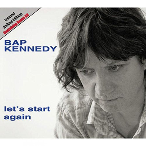 Bap Kennedy album cover featuring a black and white portrait of the artist.