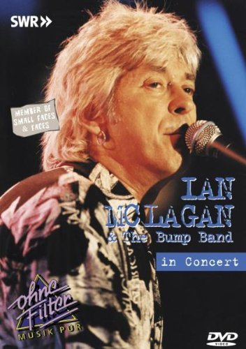 Ian McLagan singing into a microphone on a DVD cover.