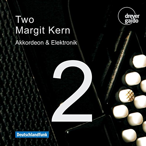 CD cover for Margit Kern's "Two" featuring an accordion and number 2.