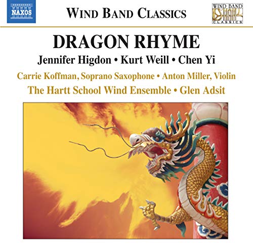 CD cover for "Dragon Rhyme" featuring a golden Chinese dragon.