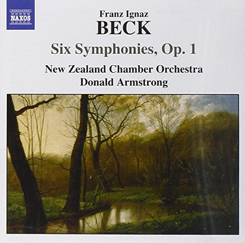 CD cover for Franz Ignaz Beck’s Six Symphonies, featuring a forest scene.
