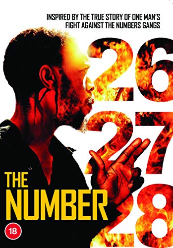 DVD cover for "Number 23," featuring a man with fiery numbers.