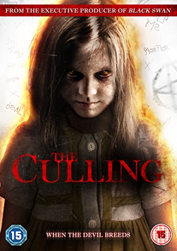 DVD cover for "The Culling" featuring a dirty girl with a menacing expression.