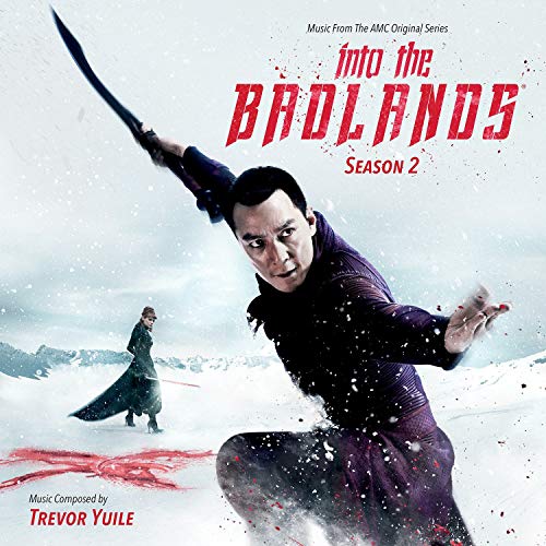 "Album cover for 'Into The Badlands Season 2' featuring a man wielding a sword."